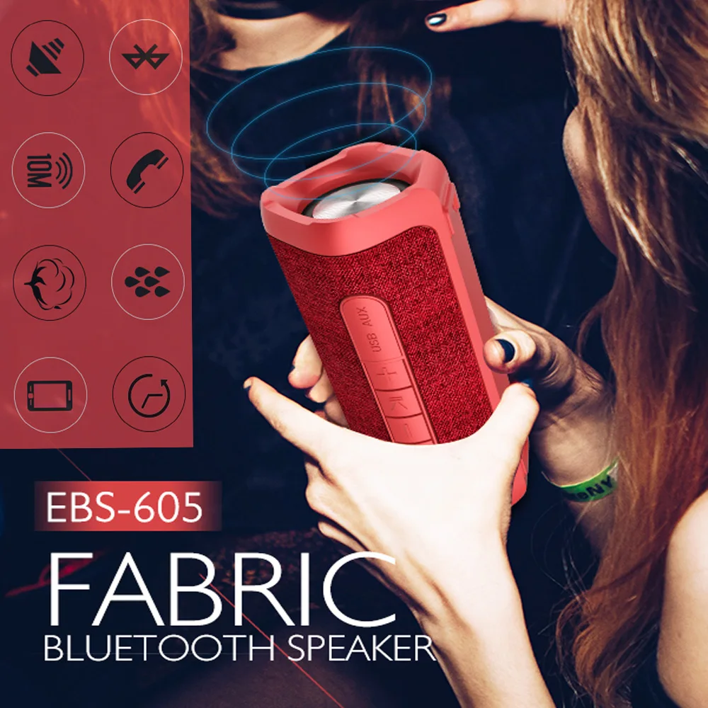 Bluetooth колонка с усиленными басами 12 Вт водостойкая|Портативные колонки| |