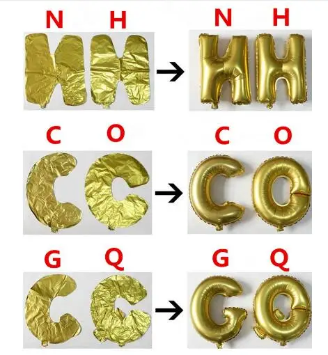 

16inch Rose Gold A-Z Alphabet Letters Balloons Baby Shower Birthday Party Decorations Foil Balloon Love Wedding Party Supplies