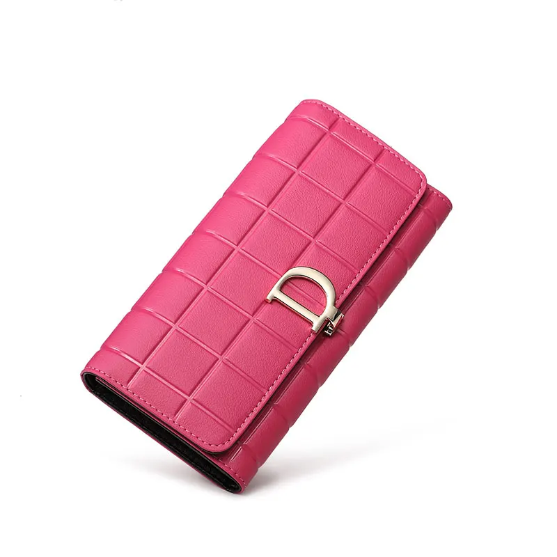 Топ-Дизайнер D Письмо Женщины Кошельки Роскошь Известный Бренд Натуральной Кожи