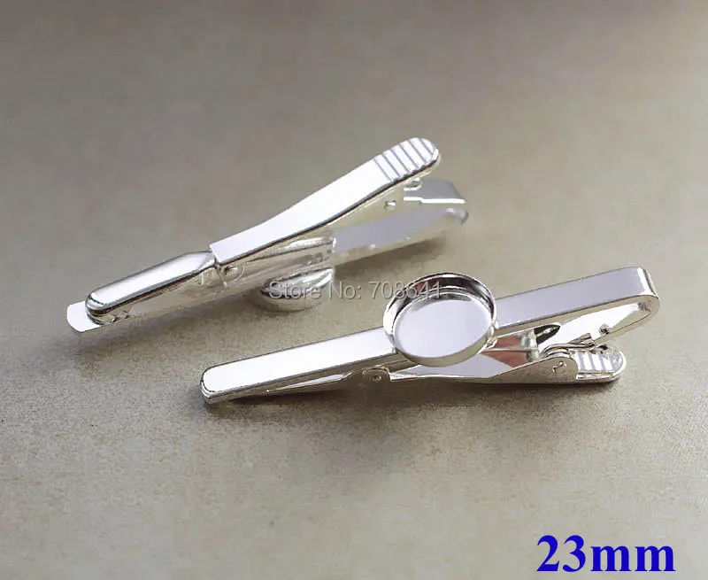 Пустые Зажимы для галстука с круглым глубоким стеновым ободком чашки на центре