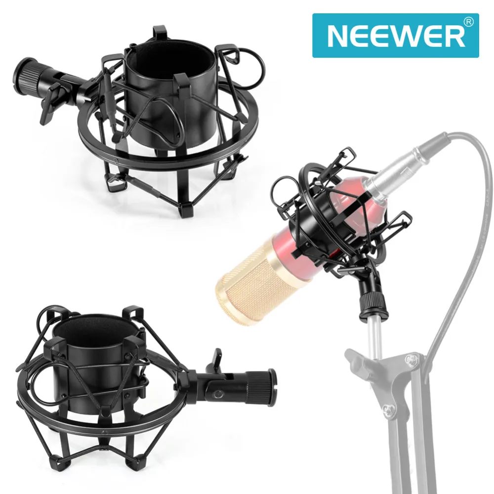 Neewer 2 упак. Амортизирующие крепления для микрофона анти вибрационная подвеска