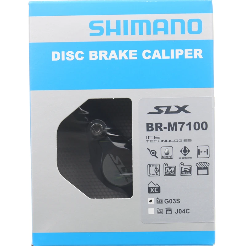 Shimano горный велосипед SLX M7100 тормозной суппорт BR с G03S J04C колодки Гидравлический