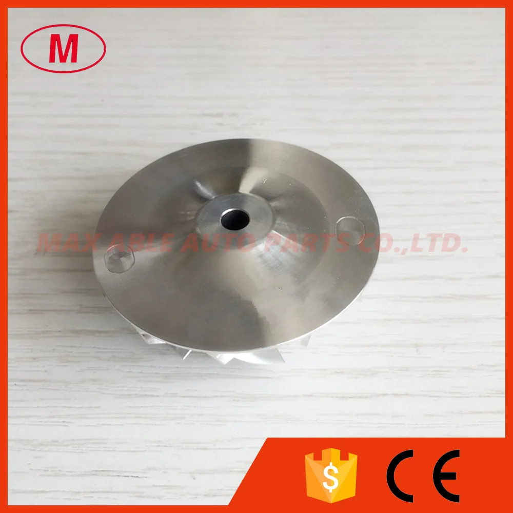 GT15-25 702492-0001/4 38 50/52 19 мм 6 + лопасти турбо заготовка/Фрезерование/алюминий 2618