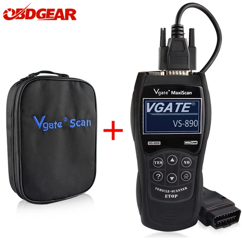 2021 Новый OBD2 сканер Vgate Maxiscan VS890 OBD 2 Автомобильный автомобильный диагностический