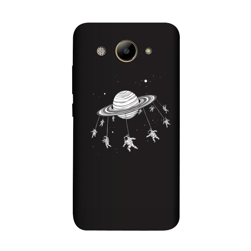 As picture showing Мягкий чехол PENSEN из ТПУ 5,0 дюйма для huawei Y3, чехол, матовый чехол с рисунком для huawei Y5 lite, чехол для телефона s, чехол с котом - Цвет: As picture showing