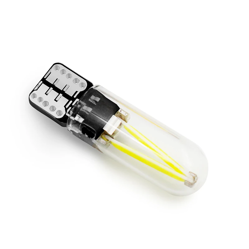 2x автомобиль светодиодный 2018 новые W5W led T10 cob стекло автомобиля светильник со