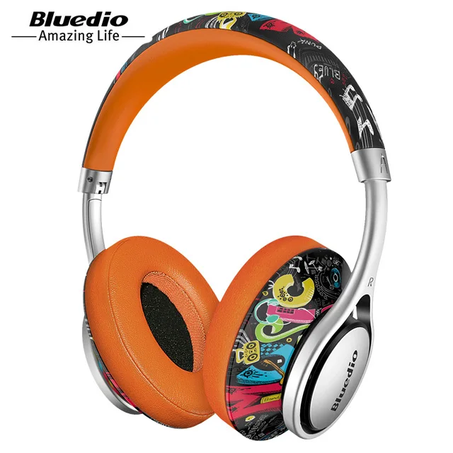 100% оригинальная Bluedio A2 Bluetooth гарнитура сабвуфер настоящий стерео Hi-Fi Спортивная