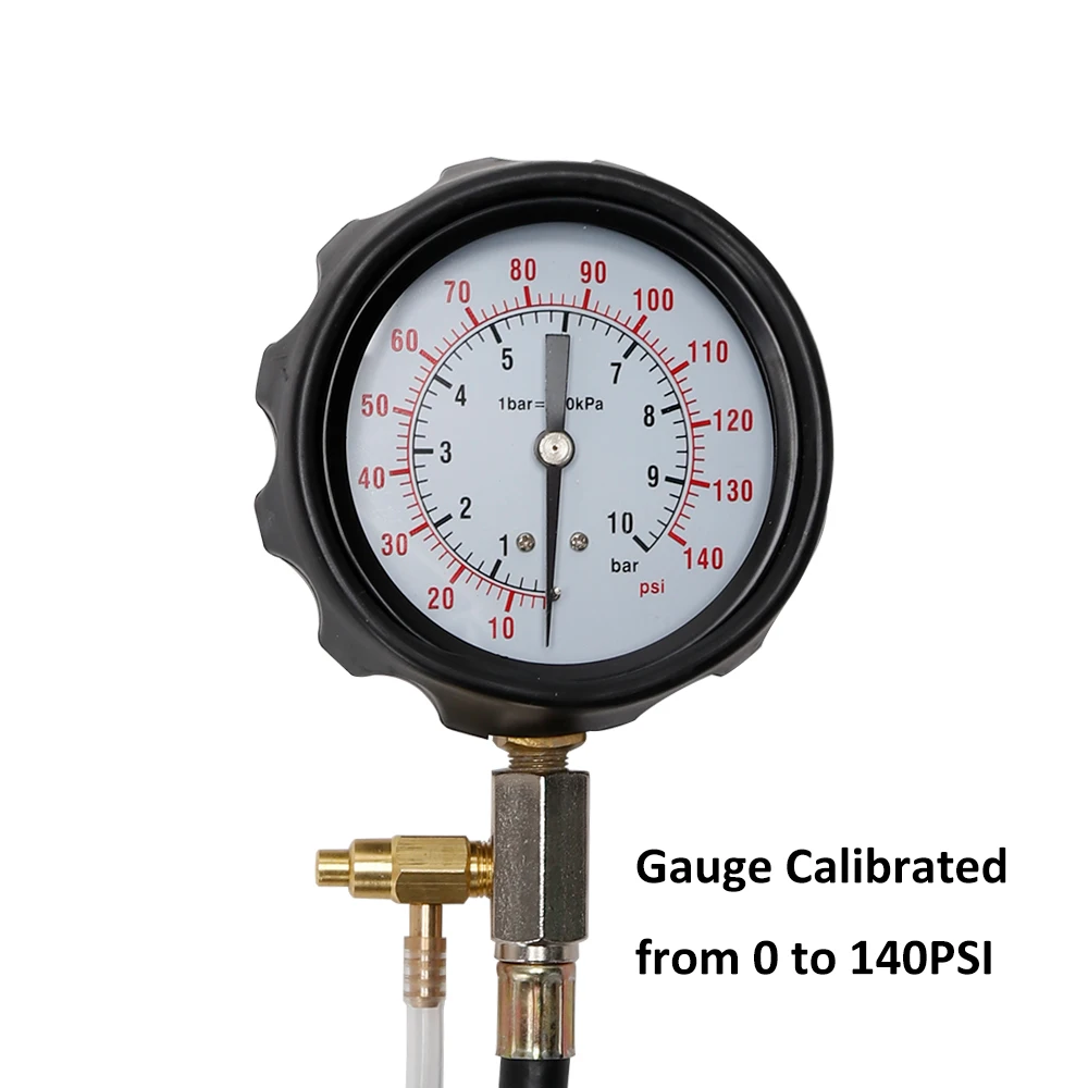 0 140 фунтов/кв. Дюйм индикатор давления топлива тестер топливного насоса