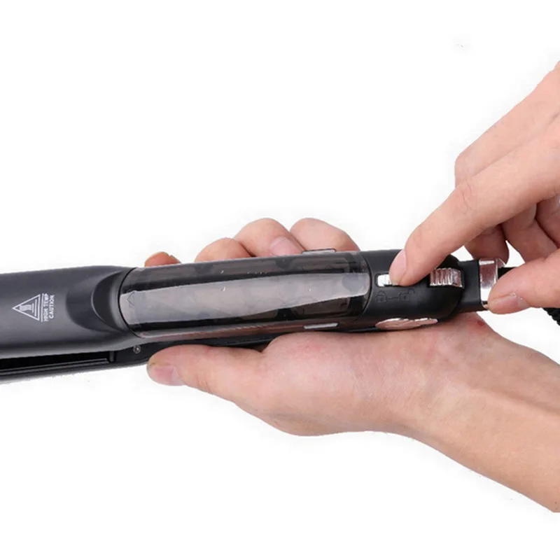 Bfaccia 2 in 1 Professional Steam Hair Straightener Flat Iron Styling Straightening Curling Tourmaline Ceramic | Красота и здоровье