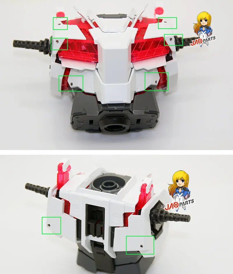 JAOparts Металлический Набор модифицированных деталей ДЛЯ Bandai PG 1/60 RX 0 Unicorn Gundam DJ006|metal