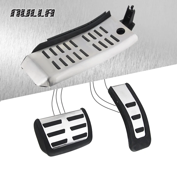 Бесплатная пробойка педали из нержавеющей стали NULLA топливный тормоз подножка