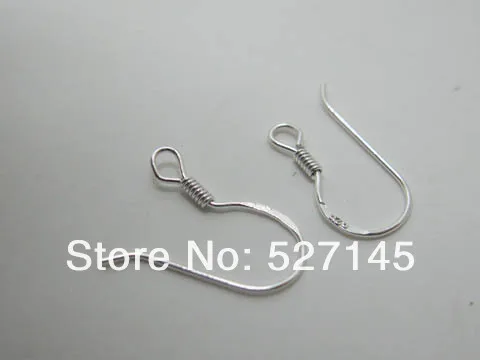 20 пар серебряные бусины для сережек|jewelry findings|wire hookearring wires |