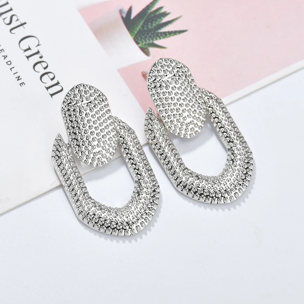 2019 Fashion Earrings For Women Round Drop Metal Charming Bohemian Femal Girls Party Decoration | Украшения и аксессуары