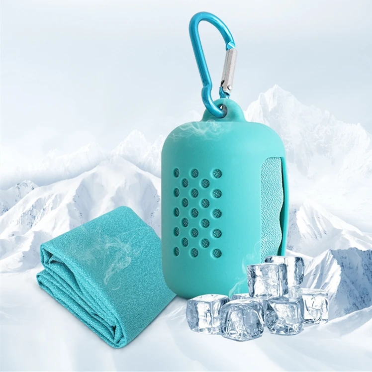 1PCs Quick Drying Towel Silica Gel Microfiber Ice Pack Traveling Outdoor Portable Gym Cold Sensation Sports Swimming Towels