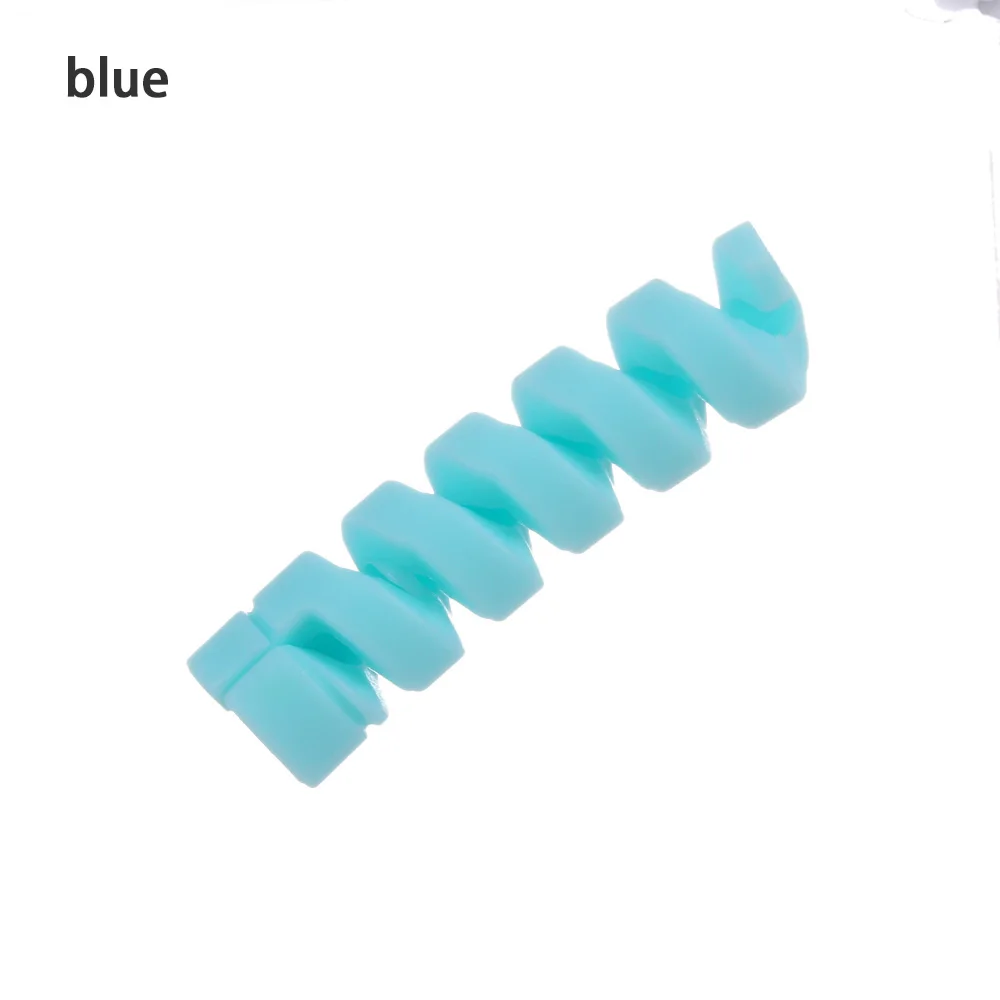 blue 1 шт. кабель samp Кабель-адаптер Защитная крышка для Apple iPhone 8 X USB кабель для зарядного устройства Шнур для передачи данных крышка аксессуары для телефонов - Цвет: blue
