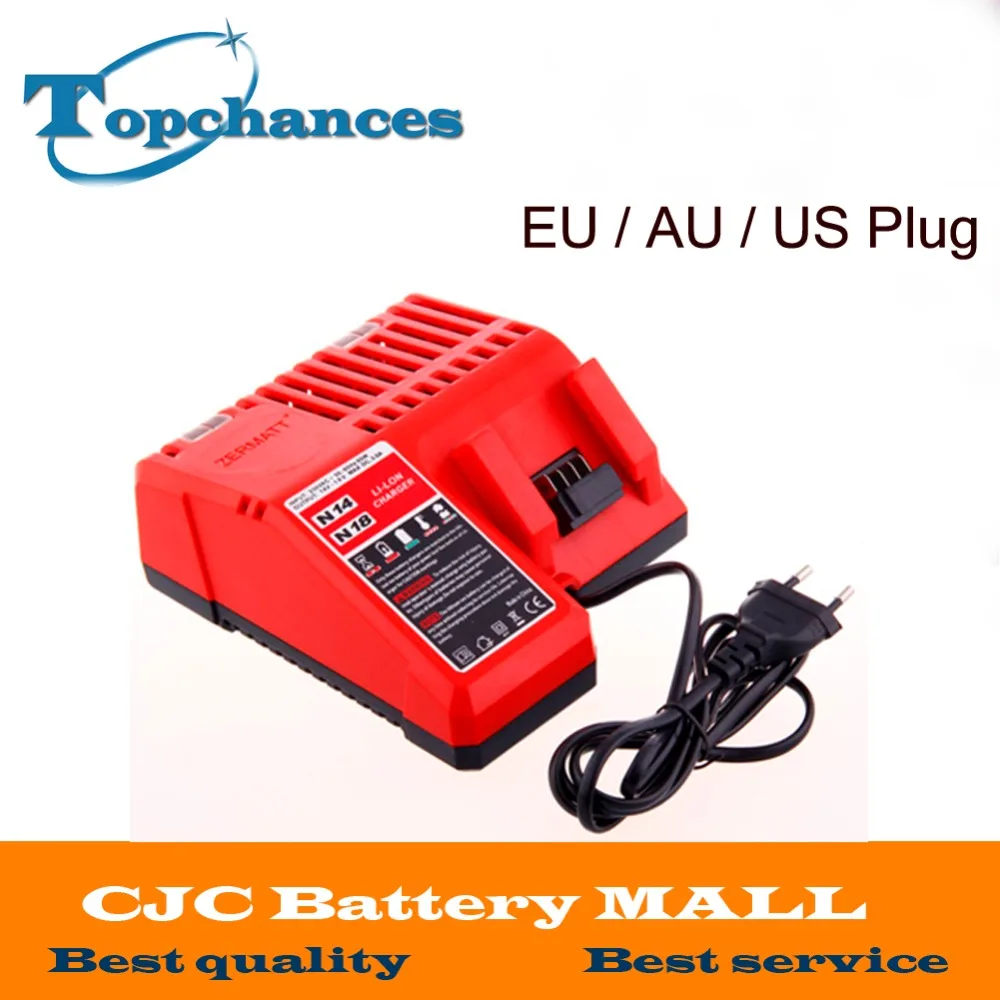 Новое высококачественное 18В зарядное устройство для литий-ионной батареи Milwaukee