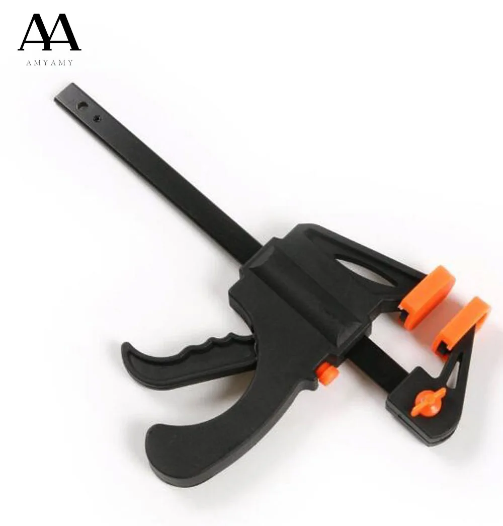AMYAMY 6 inch 12 Quick Ratchet Release Speed Squeeze Wood Working Work Bar Clamp Clip Kit Spreader Gadget Tool DIY Hand | Обустройство