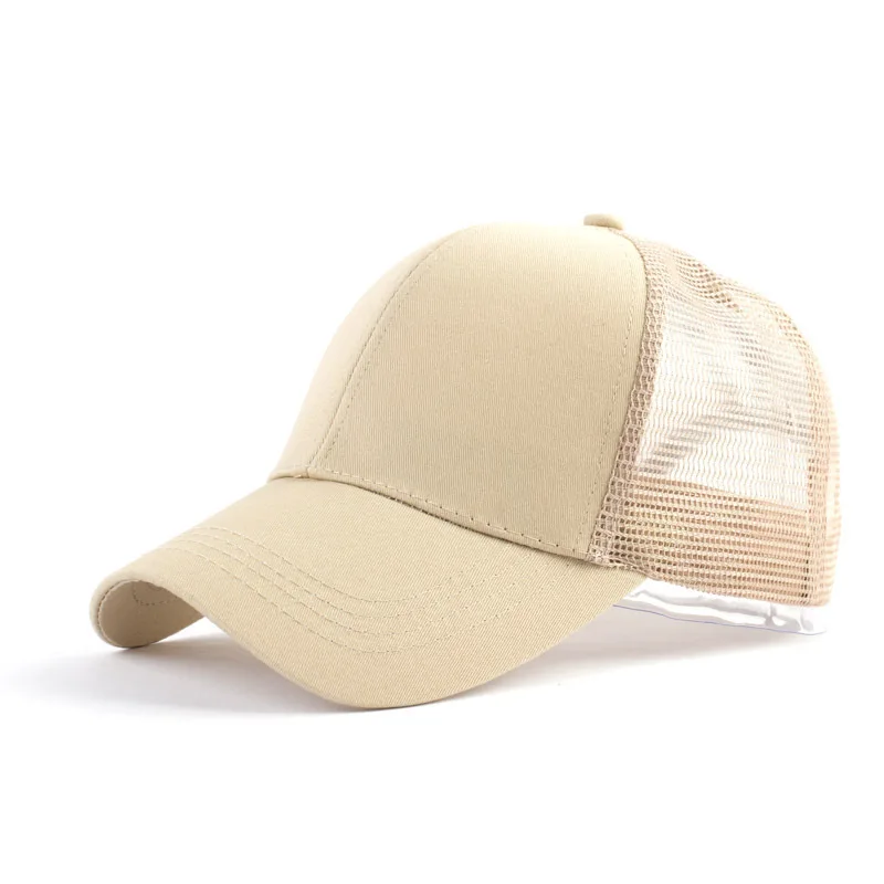 Новая летняя сетчатая бейсбольная Кепка Snapback однотонная классическая шляпа для