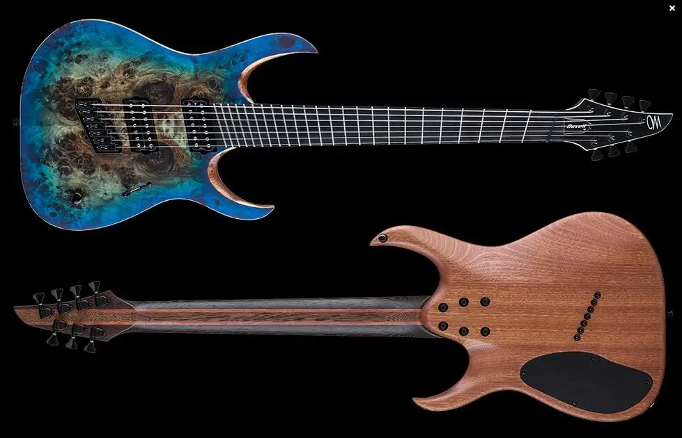 Высокое качество Duvell Fanned V Frets Multi scale 25 4 &quot-27&quot (645-687 мм) 7 струн электрогитара