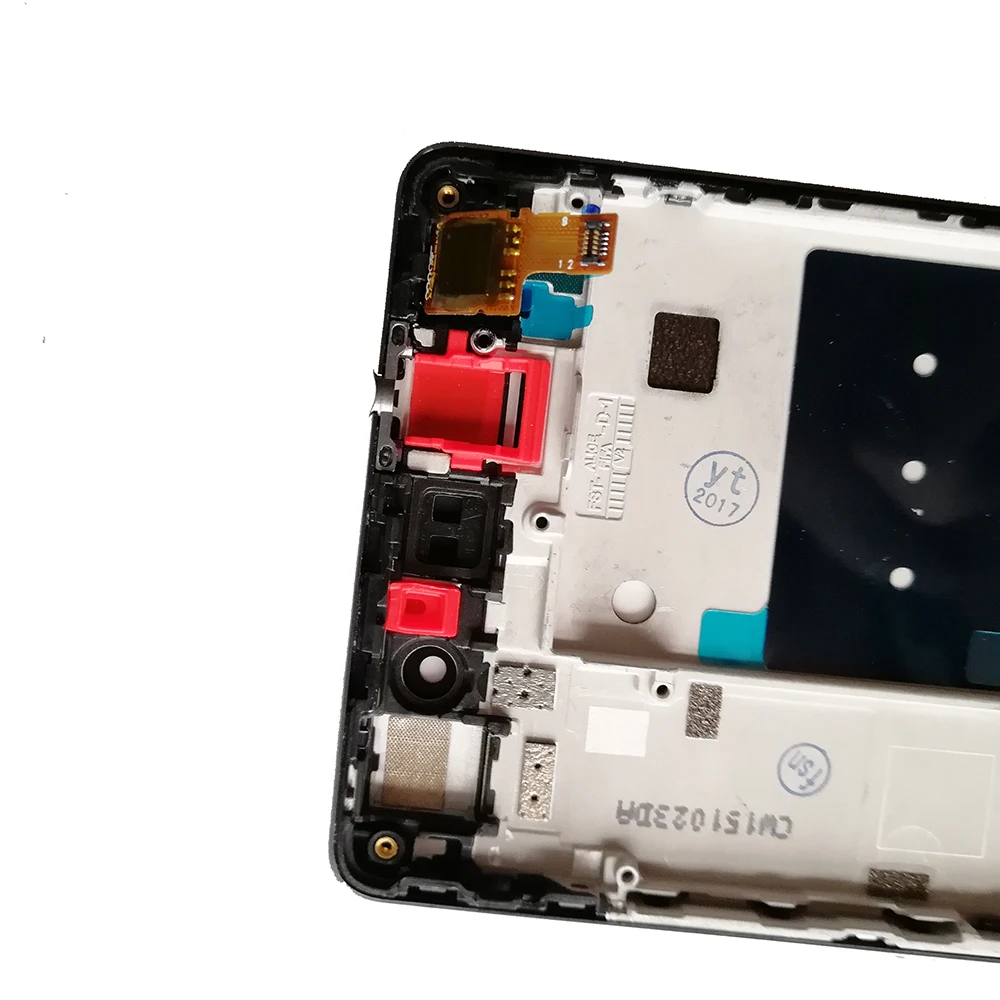 ЖК дисплей и тачскрин с рамкой для Huawei P8 Lite 2015 сменная стеклянная панель