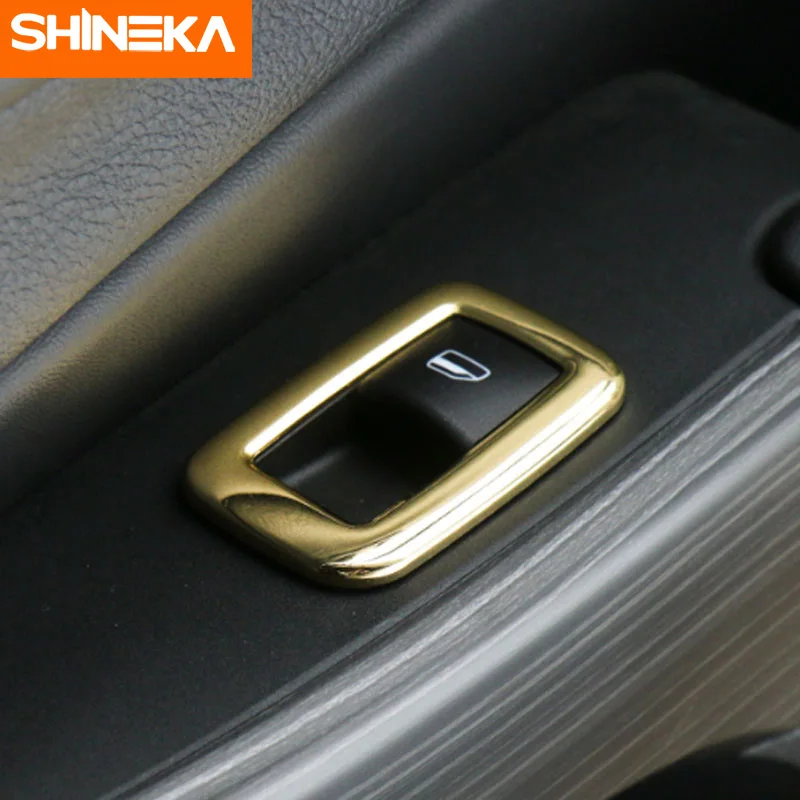 SHINEKA автомобильные наклейки для интерьера Jeep Grand Cherokee 2011 2016 АБС пластик салона автомобиля кнопочный