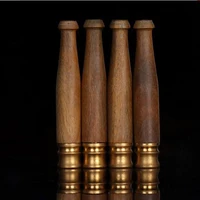 1 pieces mini ebony wood pipe portable handmade wood smoking pipes creative wooden tobacco high quality wooden pipe