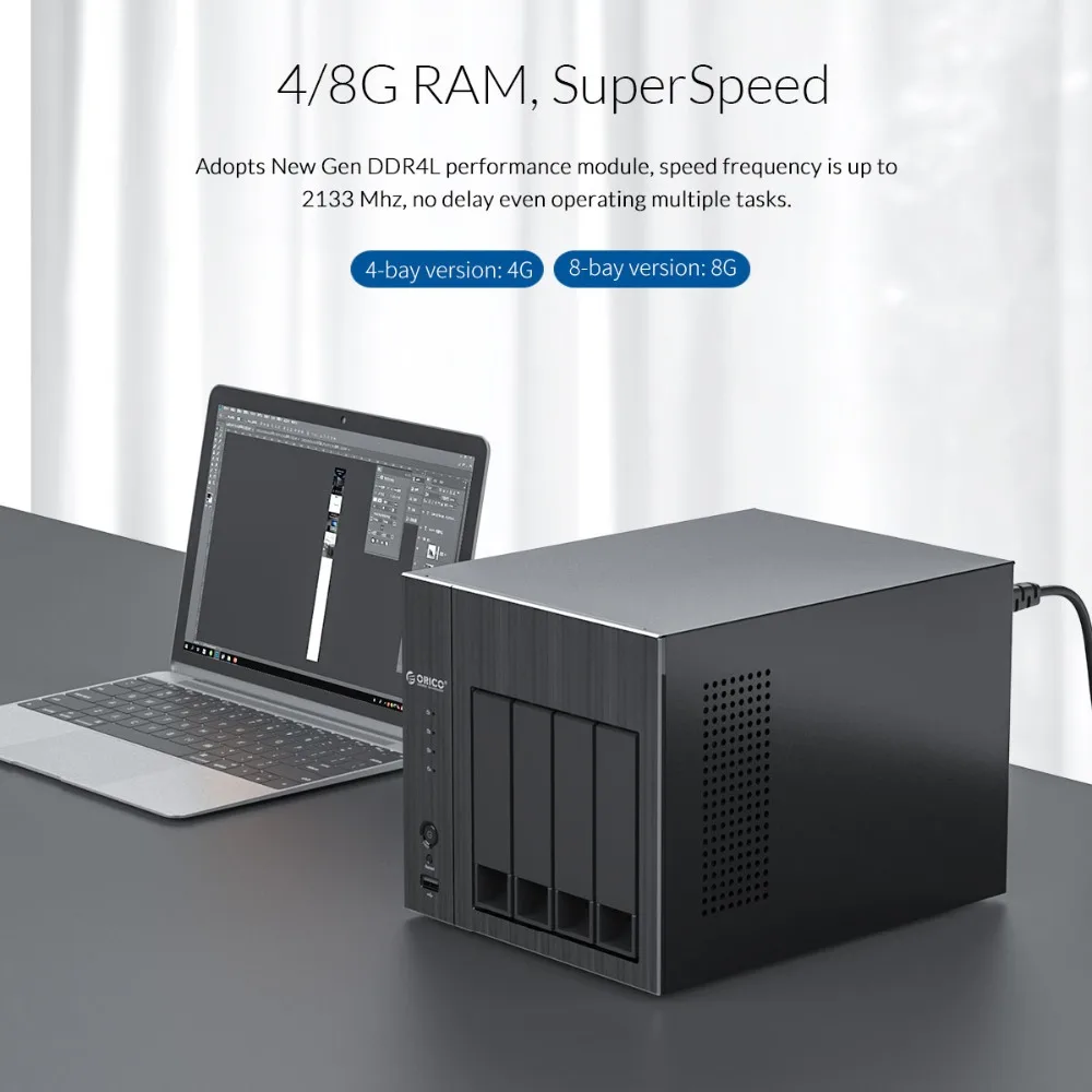 ORICO OS серии 2 5 3 'Ǝ Bay NAS HDD док станция с сетевым подключением хранения RAID Gen7 USB 0
