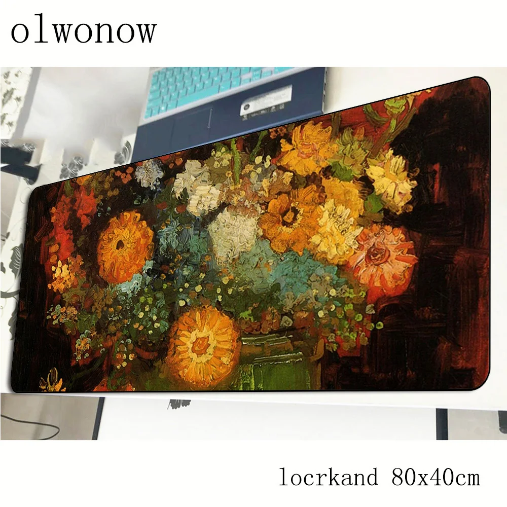 Коврик для мыши van gogh 80x40 см красивые коврики лучший игровой коврик