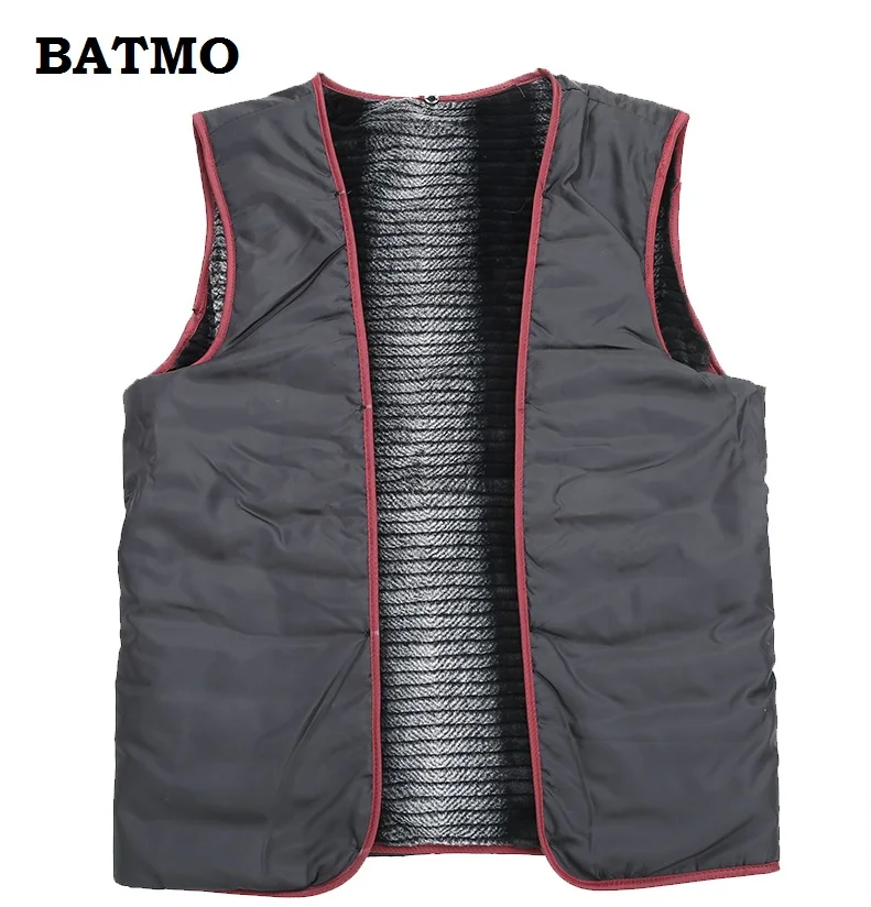 

BATMO 2018 new arrival high quality wool thicked warm trench coat men,men's winter parkas ,plus-size 1820