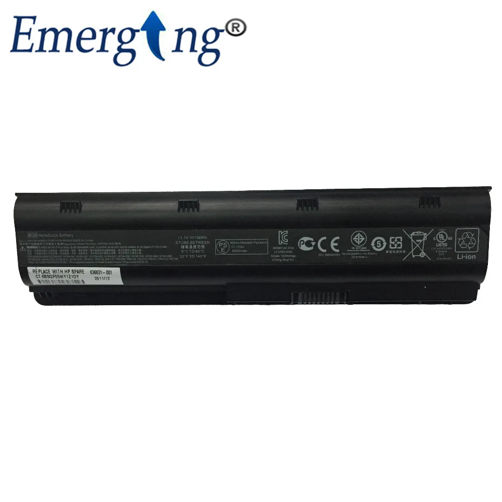 Аккумулятор для ноутбука HP Pavilion G4 G6 G7 G32 G42 mu06 G56 G62 G72 CQ32 CQ42 CQ62 CQ72 DM4 593553 001|new laptop