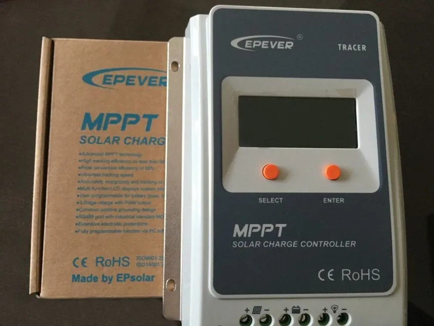 Epever Лидер продаж Tracer 2210a 12 Вольт 24 вольт 20 Ампер контроллер солнечного заряда |