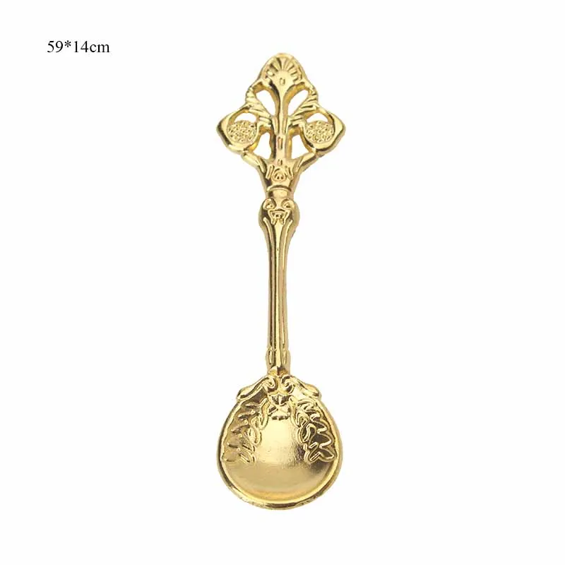 10 шт./лот Модные Позолоченные ложки вилки посуда Чарующее ювелирное Для женщин