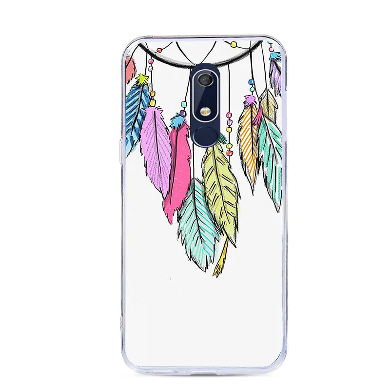 Чехол для телефона из ТПУ с принтом J &amp R Nokia 5 1 Plus TA-1105 TA-1108/5 2018 TA-1061 TA-1075 A-1076