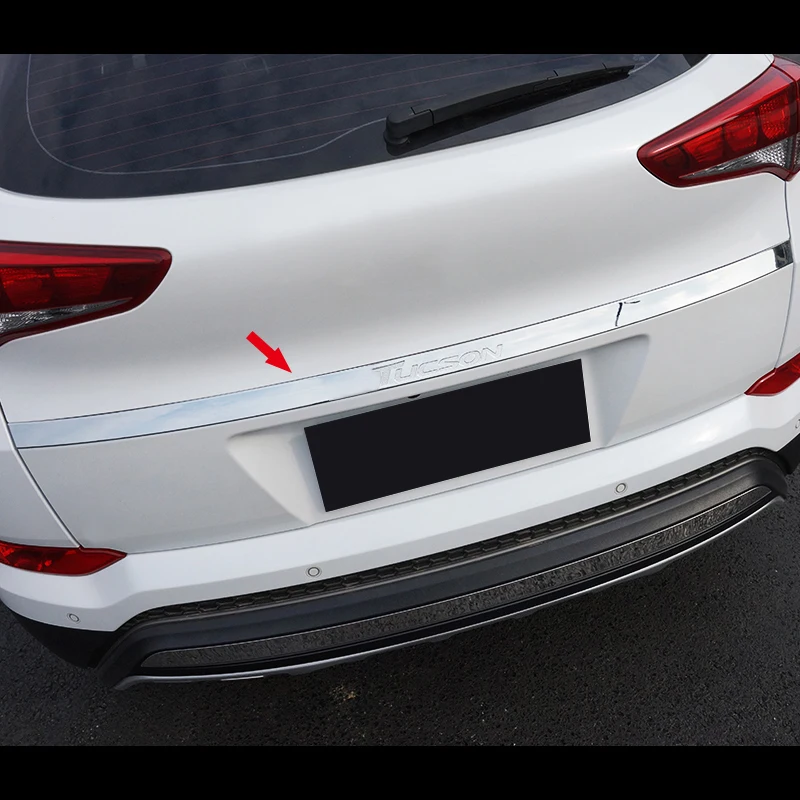 Для Hyundai Tucson 2015 2016 2017 хром задний багажник дверные ручки крышки хвост ворота