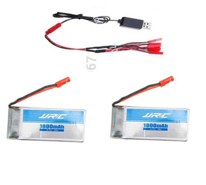 Оригинальный JJRC запасных Запчасти 3 7 В 1800 мАч Батарея с USB зарядка для H68