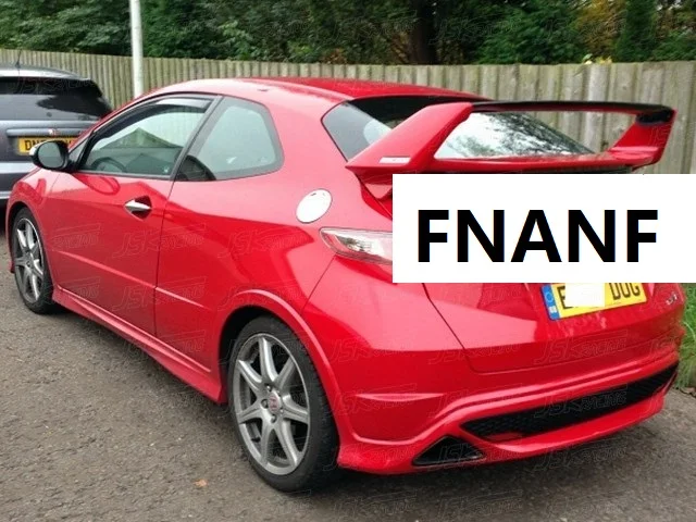 Задний спойлер подходит для Honda FN2 MUGEN 06 11 задний из углеродного волокна АБС