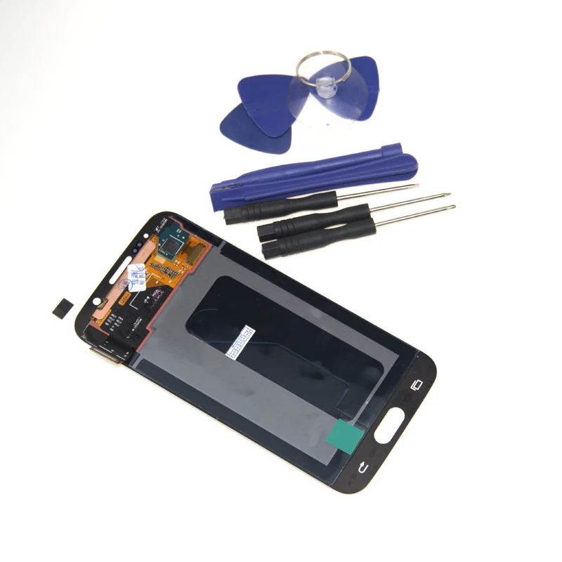 Супер AMOLED LCD для SAMSUNG Galaxy S6 дисплей G920 G920F сенсорный экран дигитайзер Запасные