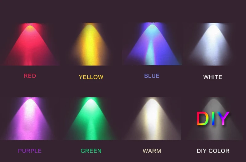 Feimefeiyou DIY led бар многоцветный 3 Вт лампада светодиодный алюминиевый корпус треугольник настенный светильник для дома светильник Настенный бра