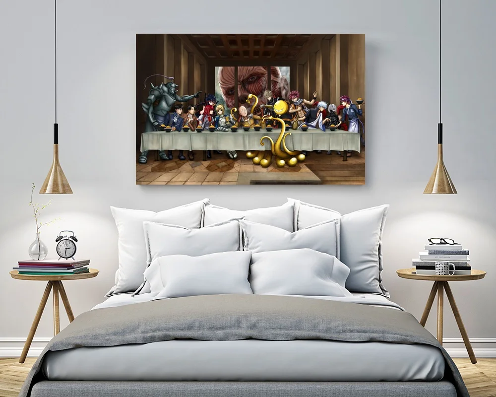 The Last Supper аниме кроссовера версия художественная настенная краска для декора