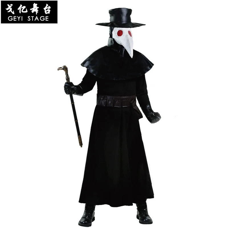 

Новинка, аниме, Assassin's Creed, Beak evil doctor, Униформа, Хэллоуин, косплей, костюм для взрослых, с капюшоном, Мужская одежда, карнавал для взрослых