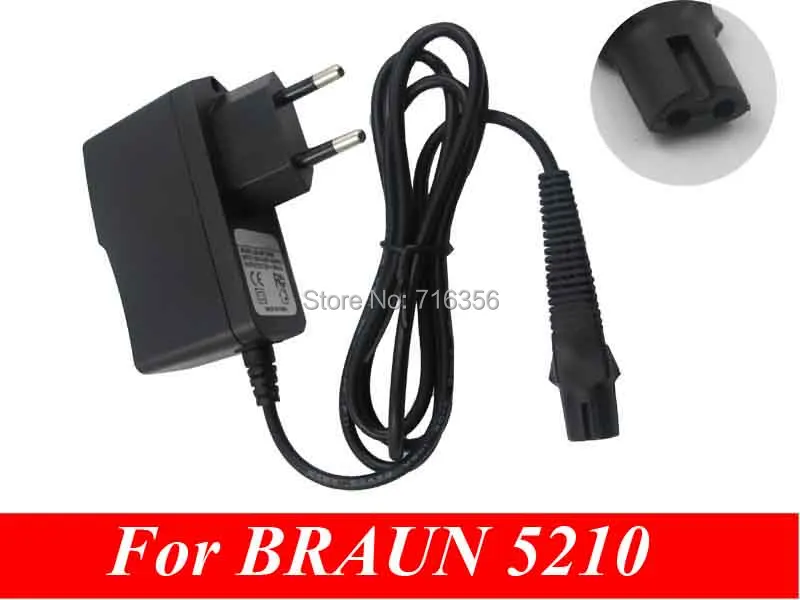 ЕС Дюбеля AC Адаптер Питания Зарядное Устройство для BRAUN Бритва 5497 5210 5733 5734 5735 5736 5738