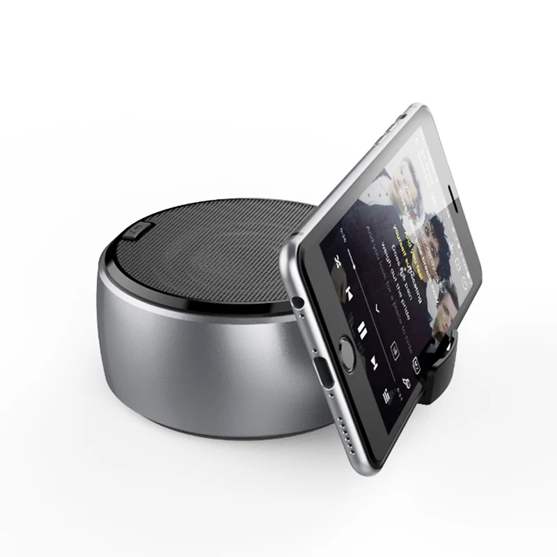 Bluetooth Колонка металлическая портативная с поддержкой TF карты и FM