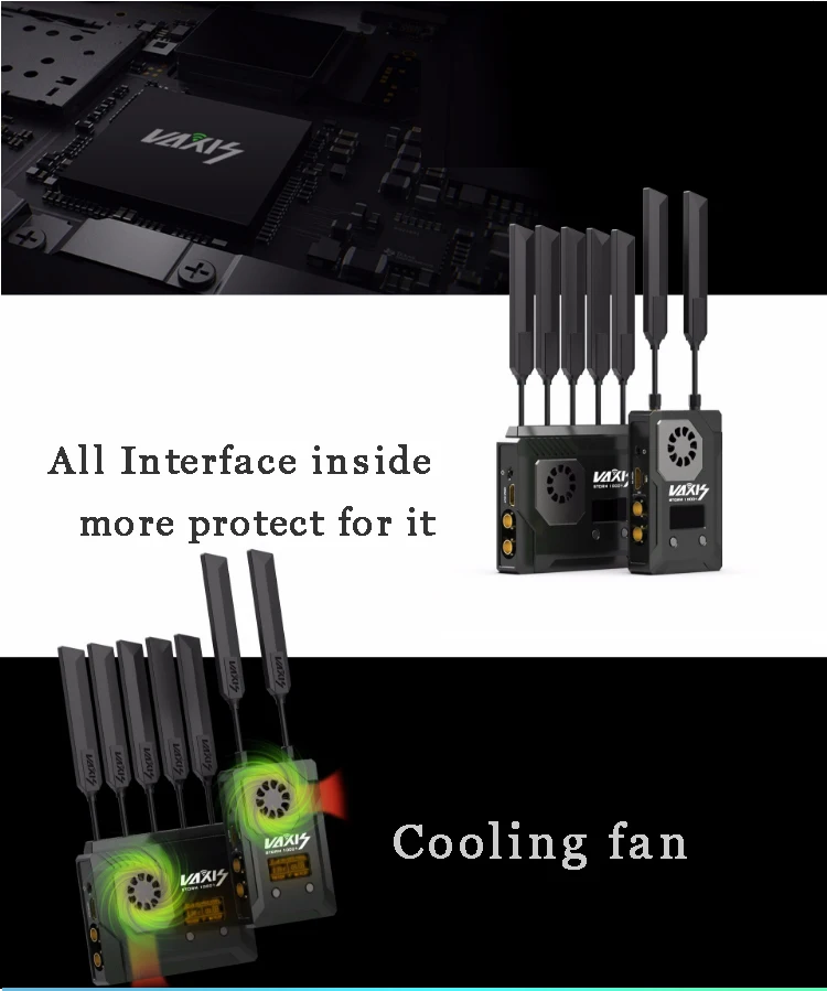 VAXIS STORM 1000FT + беспроводная система передачи видео 3G SDI HDMI передатчик и приемник для