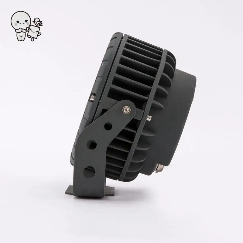Открытый 10W20W30W50W черный алюминиевый круглый COB Светодиодный прожектор светильник