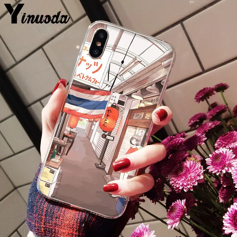 Yinuoda милый маленький свежий мягкий силиконовый чехол из ТПУ для iPhone 8 7 6 6S Plus X XS max 5
