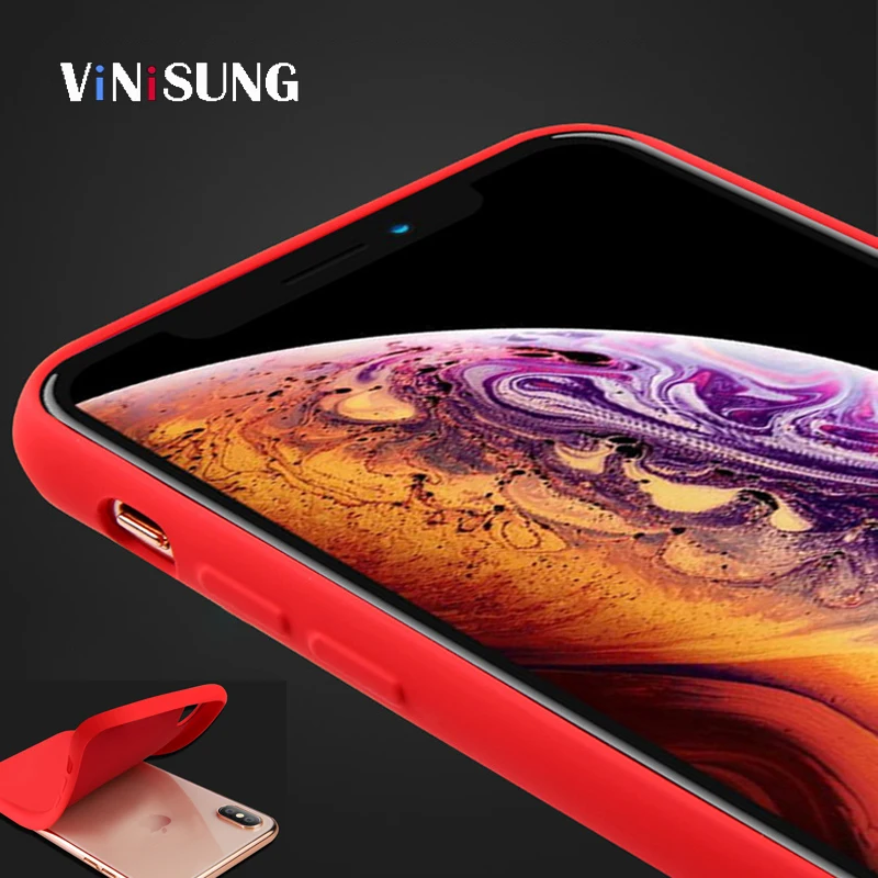 Модный ударопрочный ТПУ матовый Силиконовый чехол для iPhone 7 XS XR Max 8X6 6S Plus