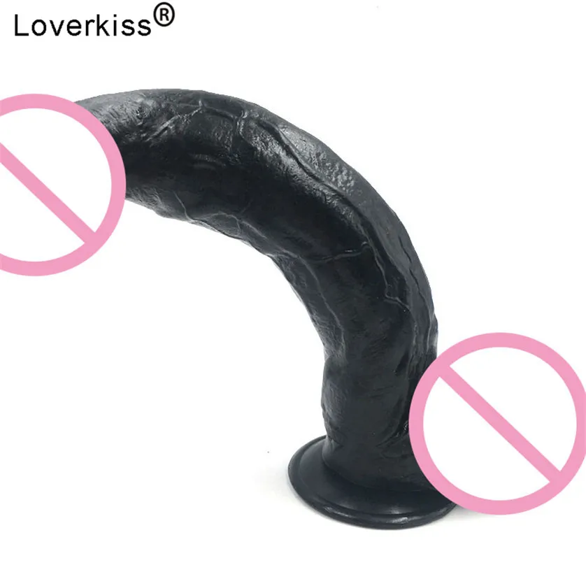 Loverkiss очень большие фаллоимитаторы 2 4*11 8 дюйма присоска фаллоимитатор