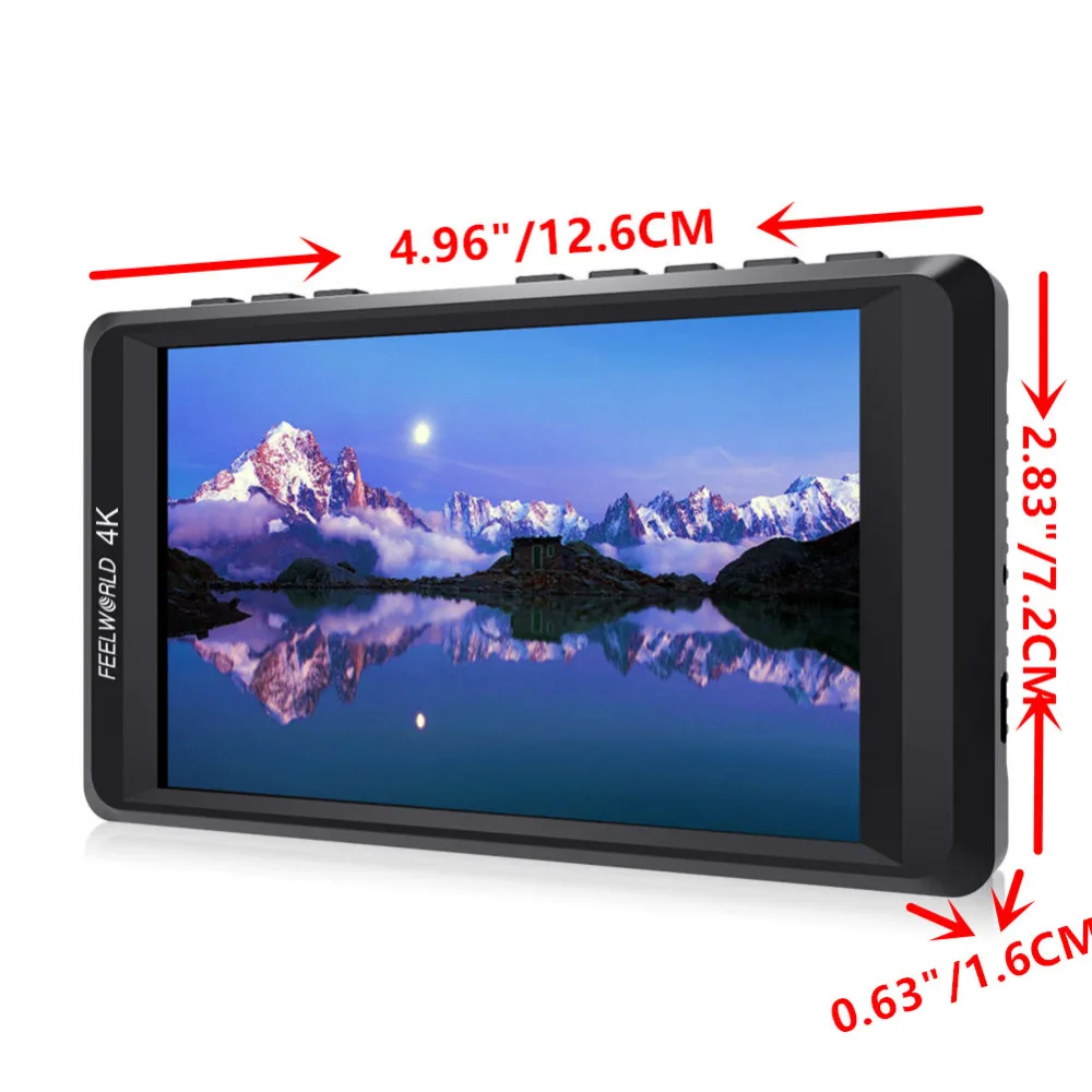 Feelworld F450 4 5 &quotIPS 1280x800 HD 4K камера полевой монитор с HDMI входом/выходом UHD проверка