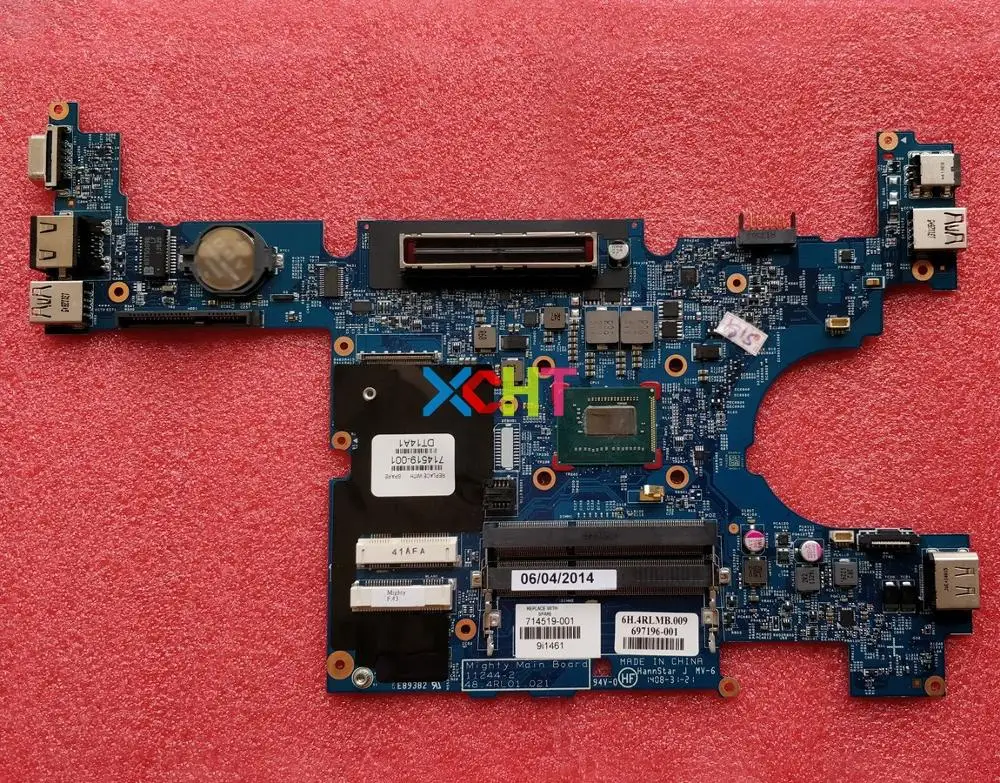 Для HP EliteBook 2170p 714519 001 501 601 i5 3437U SLJ8A 11244 2 48.4RL01.021 протестированная Материнская плата