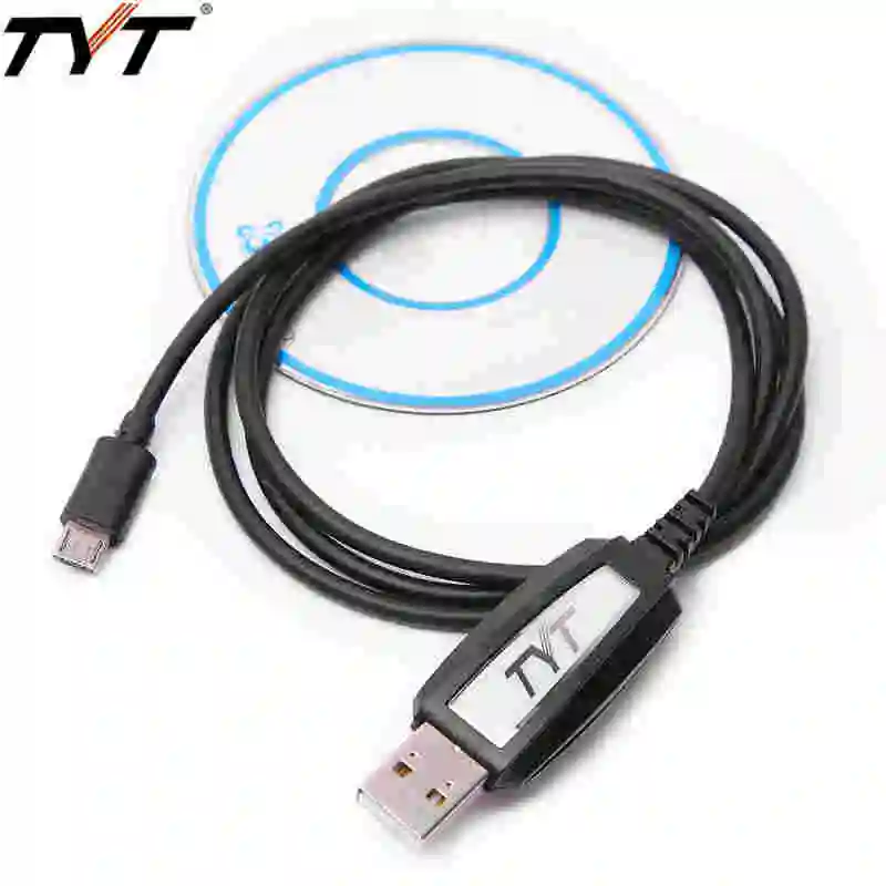 Оригинальный TYT TH 9800 Plus USB Кабель для программирования CD Win10 мобильного